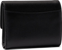 Load image into Gallery viewer, Kate Spade Katy Bifold Flap Wallet Womens Black Quilted Leather Compact