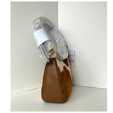 Load image into Gallery viewer, Coach Teri Shoulder Bag Haircalf Cow Print CDW45 Brown Leather C