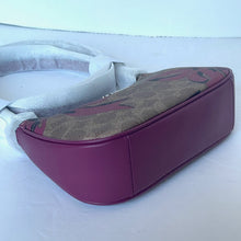Load image into Gallery viewer, Coach Teri Mini Crossbody CY733 Brown Signature Canvas Red Bow Print Bag
