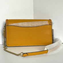 Load image into Gallery viewer, Coach Tabby Chain Clutch CJ863 Buttercup Braided Leather Crossbody Bag