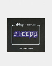 Load image into Gallery viewer, Disney X Coach Dark Disney Sleeping Beauty SnowWhite Happy Sleepy Leather Sticker - Luxe Fashion Finds