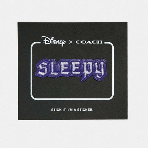 Disney X Coach Dark Disney Sleeping Beauty SnowWhite Happy Sleepy Leather Sticker - Luxe Fashion Finds