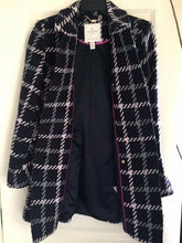 Load image into Gallery viewer, Kate Spade Women&#39;s Wool Peacoat Bow-Back Plaid Double Breasted Blue Coat - XS - Luxe Fashion Finds