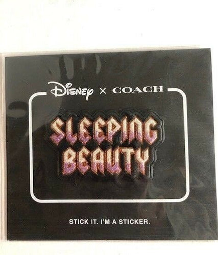 Disney X Coach Dark Disney Sleeping Beauty SnowWhite Happy Sleepy Leather Sticker - Luxe Fashion Finds