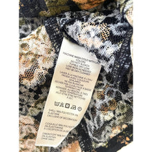 Load image into Gallery viewer, Free People Lyric Sheer Floral Lace Turtleneck Top – Black &amp; Yellow, Women's Mediume