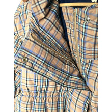 Load image into Gallery viewer, Free People Party Of One Plaid Hooded Puffer Jacket