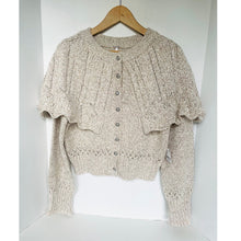 Load image into Gallery viewer, Free People Bali Cape May Beige Marled Sweater