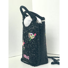 Load image into Gallery viewer, STAUD Zoe First Bloom Night Beaded Crossbody Bag