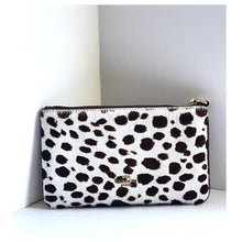 Load image into Gallery viewer, Coach Ashton CEN13 Cow Print Haircalf Wristlet