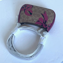 Load image into Gallery viewer, Coach Teri Mini Crossbody CY733 Brown Signature Canvas Red Bow Print Bag