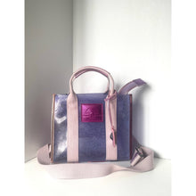 Load image into Gallery viewer, Kurt Geiger Southbank Small Tote Crossbody Lilac Glitter Vinyl Eagle