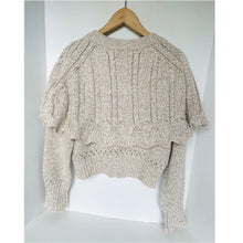 Load image into Gallery viewer, Free People Bali Cape May Beige Marled Sweater