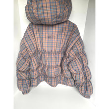 Load image into Gallery viewer, Free People Party Of One Plaid Hooded Puffer Jacket
