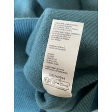 Load image into Gallery viewer, Free People Sigma Wool Turtleneck Sweater Cypress Blue Women's Large