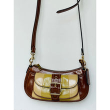 Load image into Gallery viewer, Coach Ashton Mini Shoulder Bag CDX80 Gold Redwood Multi Crinkle Leather