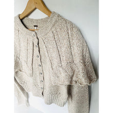Load image into Gallery viewer, Free People Bali Cape May Beige Marled Sweater