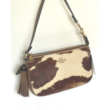 Load image into Gallery viewer, Coach Nolita 19 Wristlet CDW34 Cow Print Haircalf Leather Shoulder Bag C
