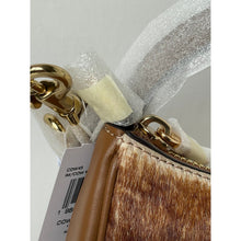 Load image into Gallery viewer, Coach Teri Shoulder Bag Haircalf Cow Print CDW45 Brown Leather B