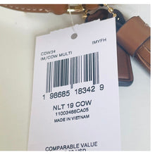 Load image into Gallery viewer, Coach Nolita 19 CDW34 Cow Print Haircalf Leather Shoulder Bag Wristlet B