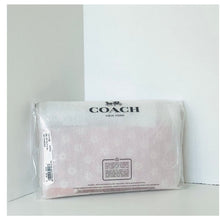 Load image into Gallery viewer, Coach Double Zip Phone Wallet CEY48 Pink Floral Canvas Leather Wristlet