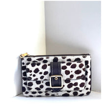 Load image into Gallery viewer, Coach Ashton CEN13 Cow Print Haircalf Wristlet