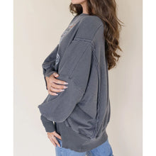 Load image into Gallery viewer, We The Free Camden Gray Snake Graphic Sweatshirt XL