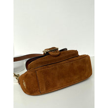 Load image into Gallery viewer, Coach Ashton Mini Shoulder Bag CFA50 Brown Suede Leather Crossbody