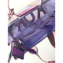 Load image into Gallery viewer, Kurt Geiger Southbank Small Tote Crossbody Lilac Glitter Vinyl Eagle