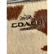 Load image into Gallery viewer, Coach Teri Shoulder Bag Haircalf Cow Print CDW45 Brown Leather B