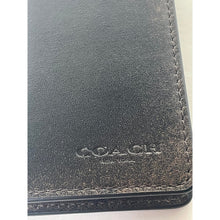 Load image into Gallery viewer, Coach CEU95 Mens Black Brown Loved Leather ID Wallet