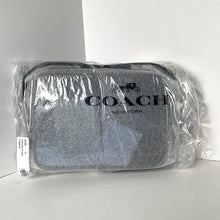 Load image into Gallery viewer, Coach Charter Crossbody 24 CAJ95 Blue Denim Patchwork Leather Shoulder