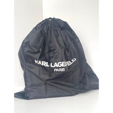 Load image into Gallery viewer, Karl Lagerfeld Maybelle Black Ikons Pin Satchely Bag