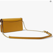 Load image into Gallery viewer, Coach Tabby Chain Clutch CJ863 Buttercup Braided Leather Crossbody Bag