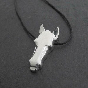 A. Chenier Necklace Silver Horse Sterling 18-inch Snakechain Unisex Handmade