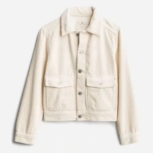 Beige jacket on a light gray background
