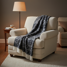 Load image into Gallery viewer, 100% Baby Alpaca Throw Blanket Large 71x51in Soft Lightweight All Season ARTZNL