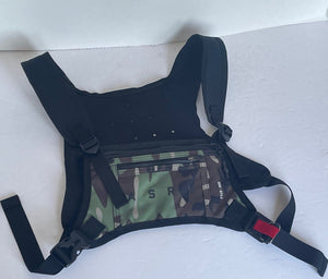 ASRV Chest Pack 0711 Cordura Lightweight Camo Form Fit Techwear Neoprene Zip