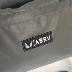 ASRV Kevlar CityTrek Large Duffle Gray Ripstop Nylon Waterproof Shoulder Bag Gym