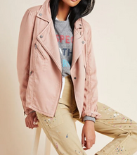 Load image into Gallery viewer, Anthropologie Jacket Womens Extra Small Marrakech Moto Lightweight Pink Biker