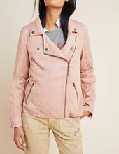 Load image into Gallery viewer, Anthropologie Jacket Womens Extra Small Marrakech Moto Lightweight Pink Biker