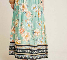 Load image into Gallery viewer, Anthropologie Skirt Maxi Womens Extra Large Farm Rio Floral Print Long Green