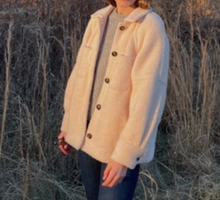 Load image into Gallery viewer, Anthropologie Women’s Charley Shacket Oversized Off-White Shirt Jacket 1X