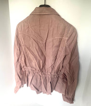 Load image into Gallery viewer, Pink jacket on a hanger against a white background