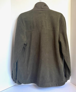 BLANKNYC Jacket Womens Large Green Fleece Shacket Button Shirt Pockets