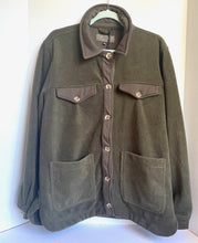 Load image into Gallery viewer, BLANKNYC Jacket Womens Large Green Fleece Shacket Button Shirt Pockets