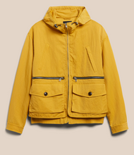 Load image into Gallery viewer, Banana Republic Hooded Nylon Jacket Mens XXL Archives Yellow Repellant Fishing