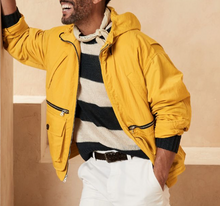 Load image into Gallery viewer, Banana Republic Hooded Nylon Jacket Mens XXL Archives Yellow Repellant Fishing