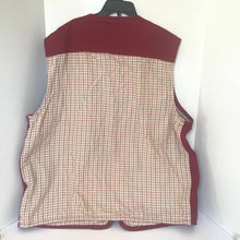 Load image into Gallery viewer, Banana Republic Photographer Vest Mens 2XL Archives Red Twill Pockets Oversized