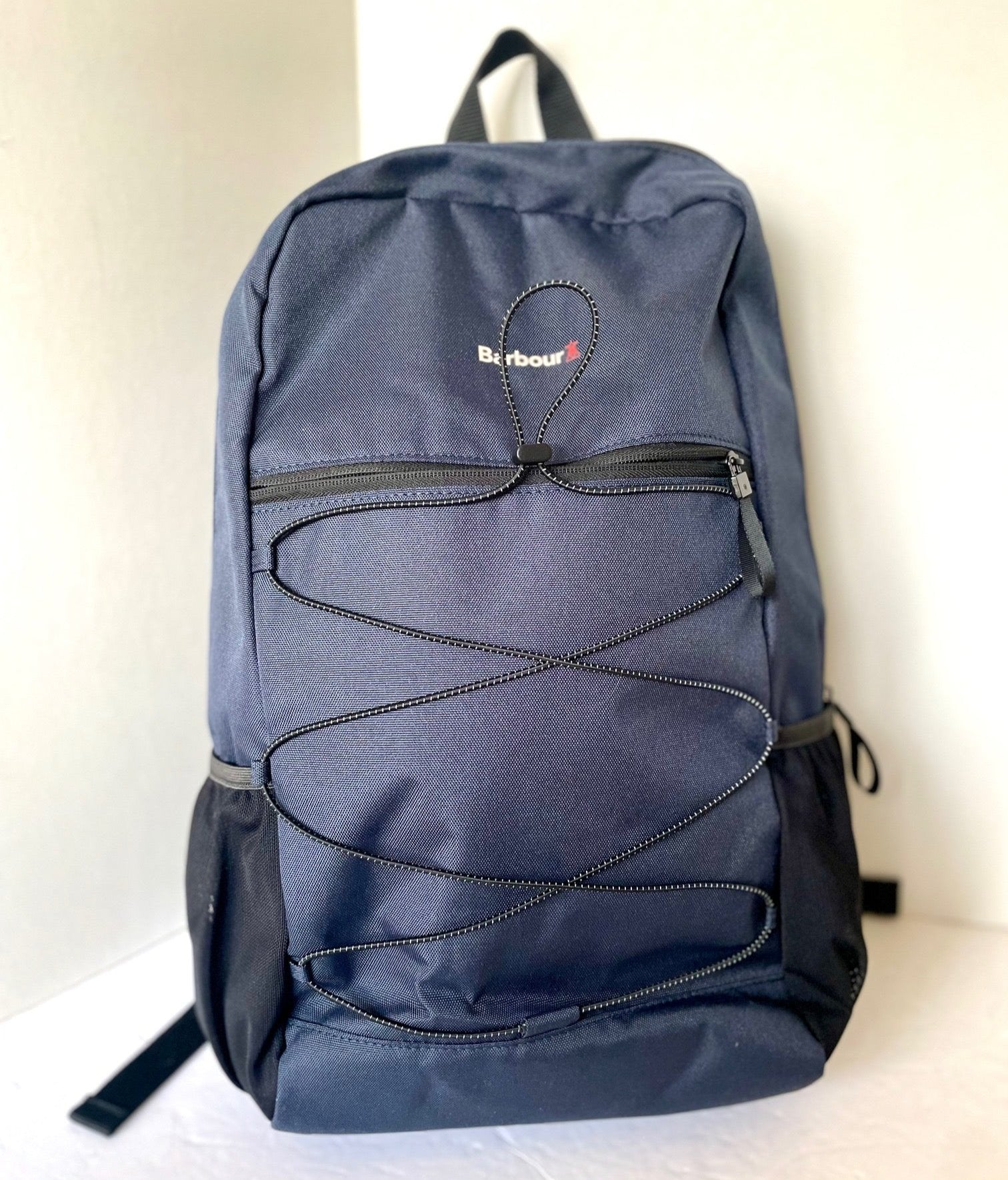 barbour laptop backpack Barbour Arwin Canvas Explorer Backpack Large Blue Laptop Sleeve Lightw –  Luxe Fashion Finds