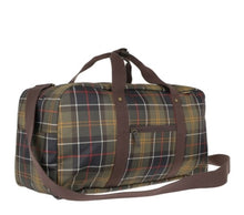 Load image into Gallery viewer, Barbour Torridon Large Holdall Duffle Bag w Shoulder Strap, Nylon Tartan, Unisex